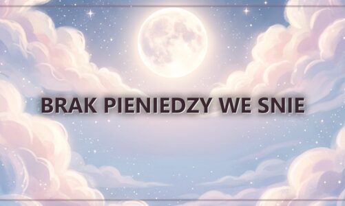 Brak pieniedzy we snie