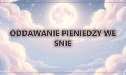 Oddawanie pieniedzy we snie