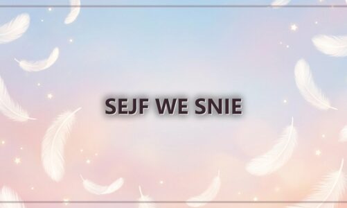 Sejf we snie