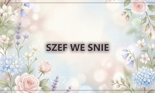 Szef we snie